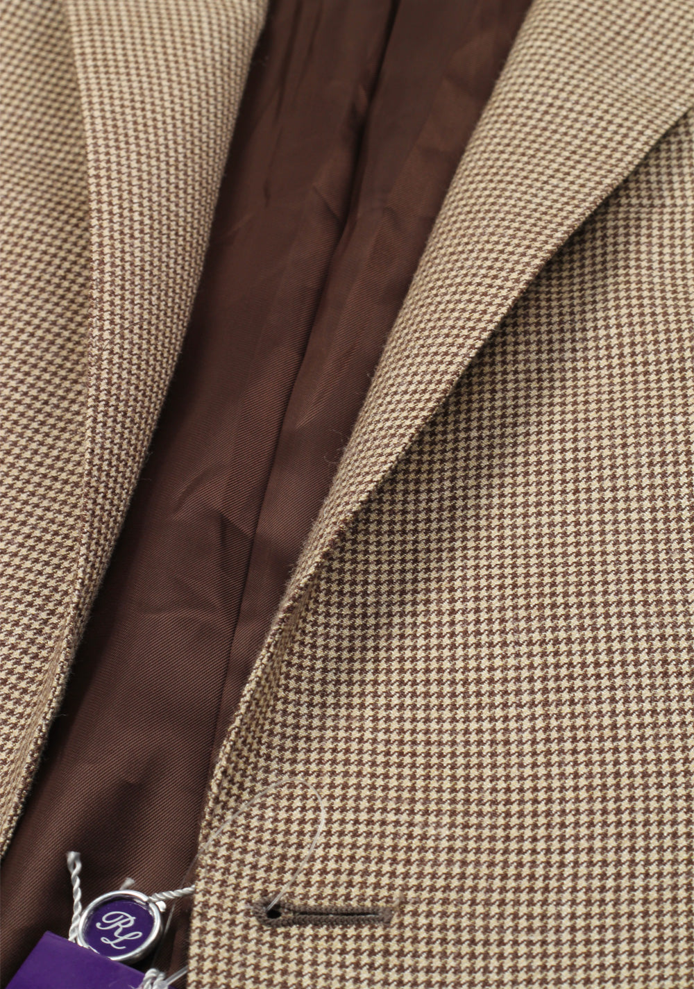 Ralph Lauren Purple Label Brown Sport Coat Size 52 / 42R U.S. In Wool Silk Linen