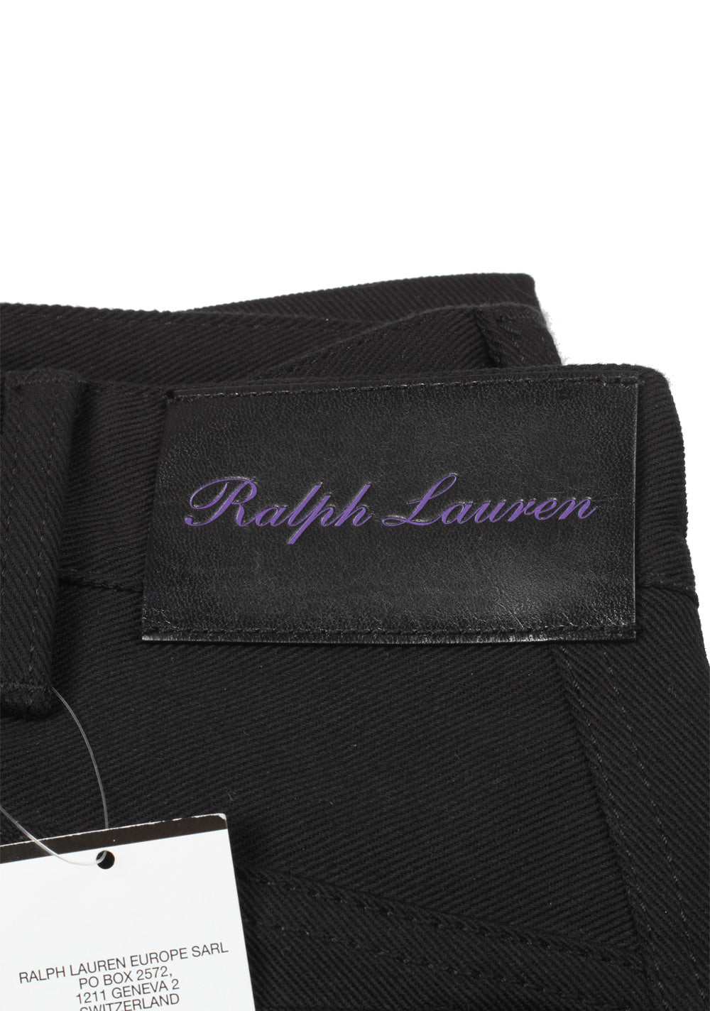 Ralph Lauren Purple Label Black Cargo Moto Jeans Size 56 / 40 U.S.