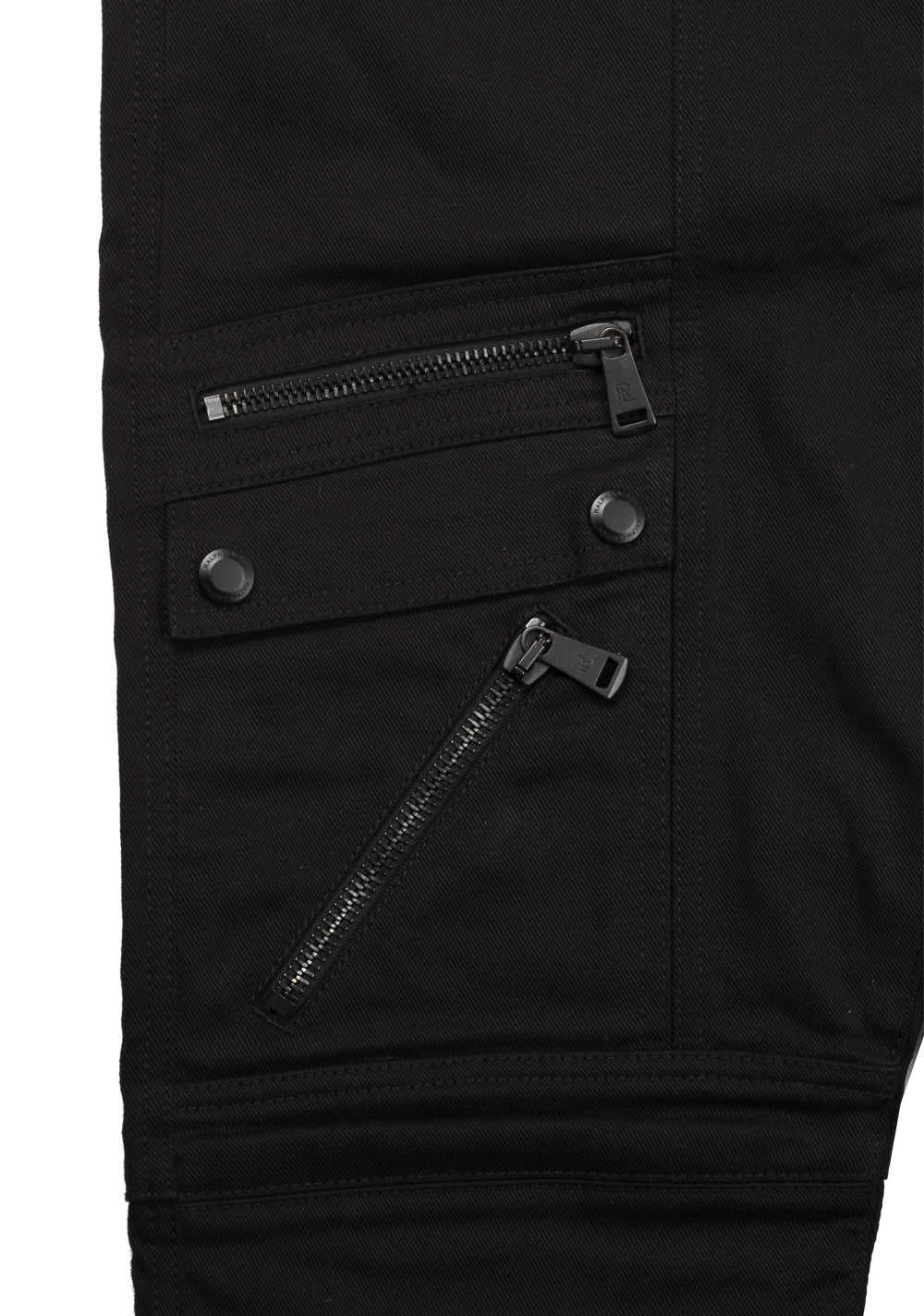 Ralph Lauren Purple Label Black Cargo Moto Jeans Size 56 / 40 U.S.