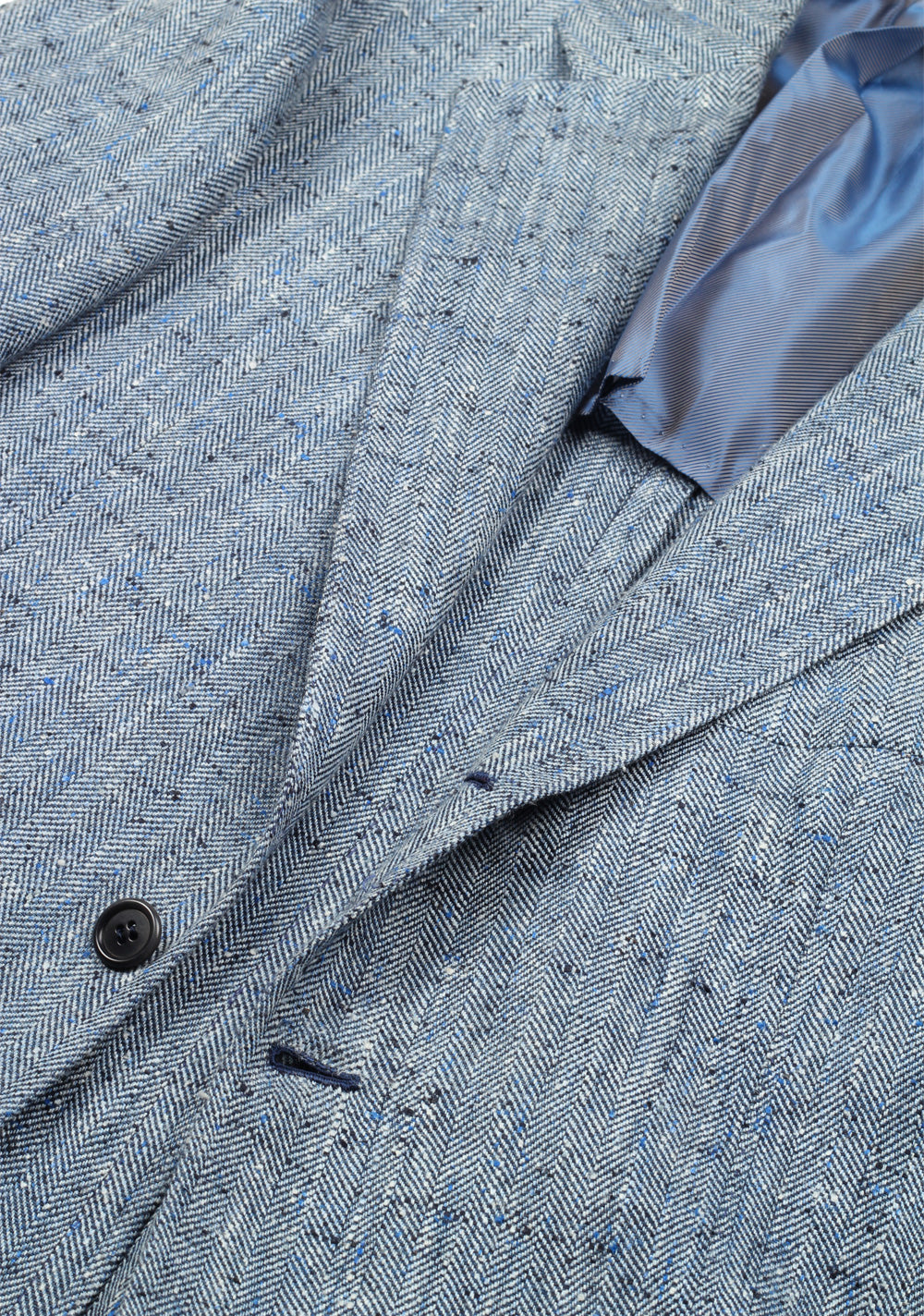 Orazio Luciano Blue Sport Coat Size 50 / 40R U.S. In Linen Silk