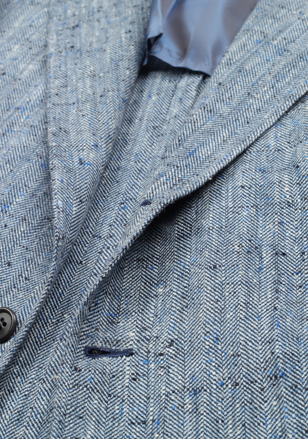Orazio Luciano Blue Sport Coat Size 50 / 40R U.S. In Linen Silk