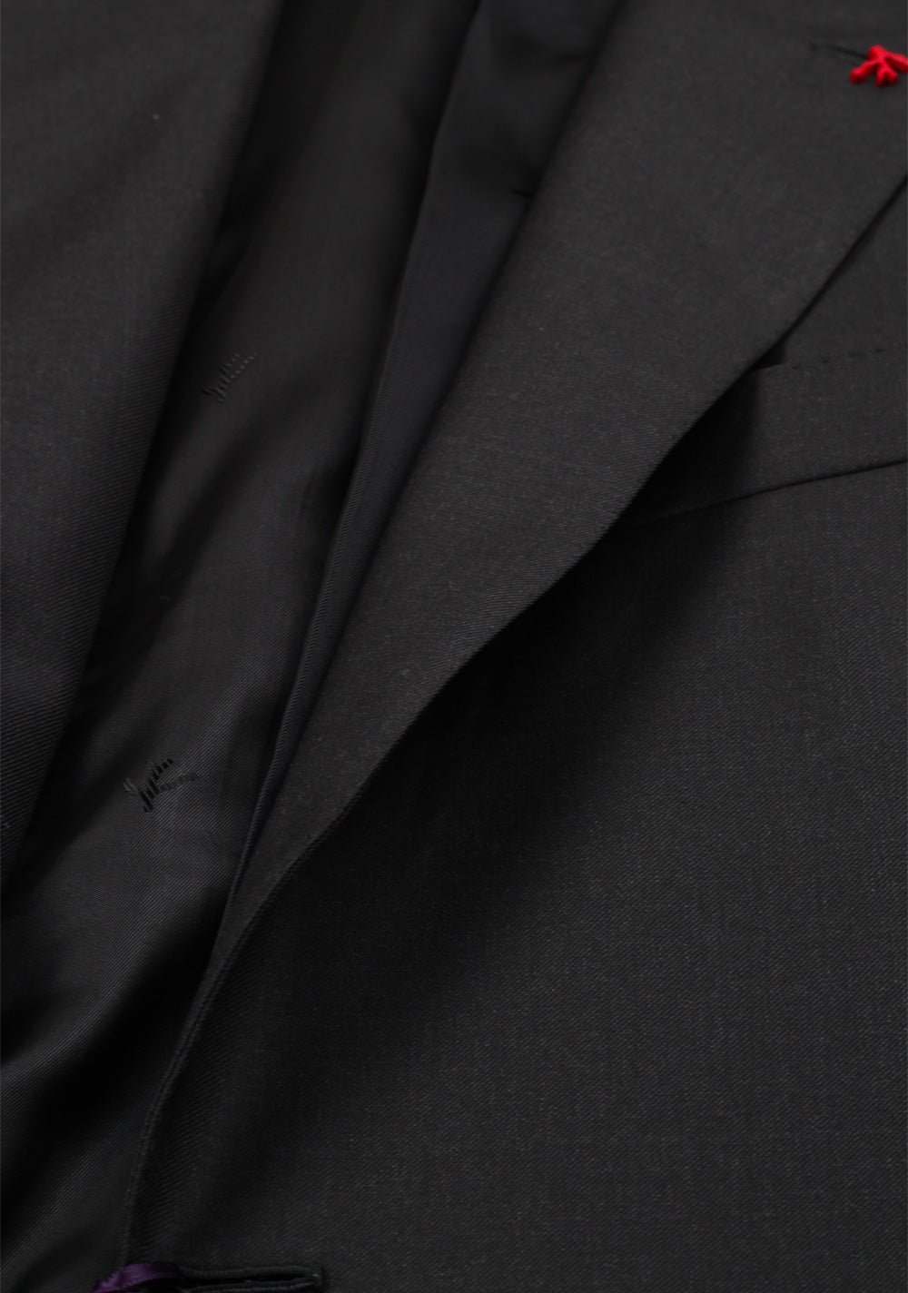 Isaia Napoli Charcoal Suit Size 50 / 40R U.S. Aquaspider Base Amalfi
