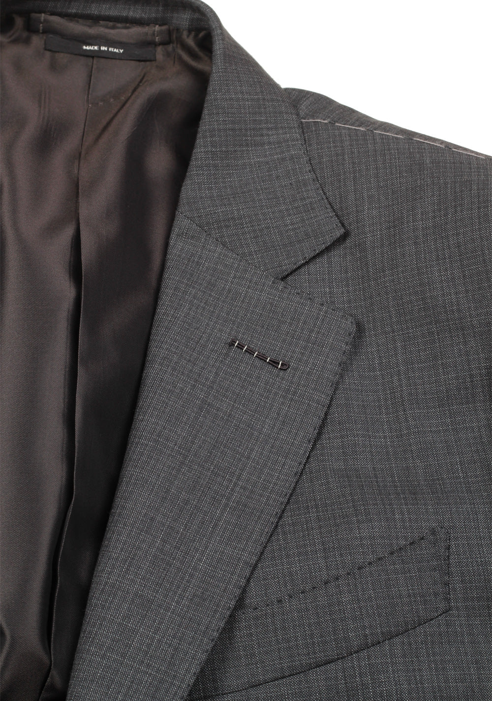 TOM FORD O'Connor Checked Gray Suit Size 56 / 46R U.S. Wool Fit Y