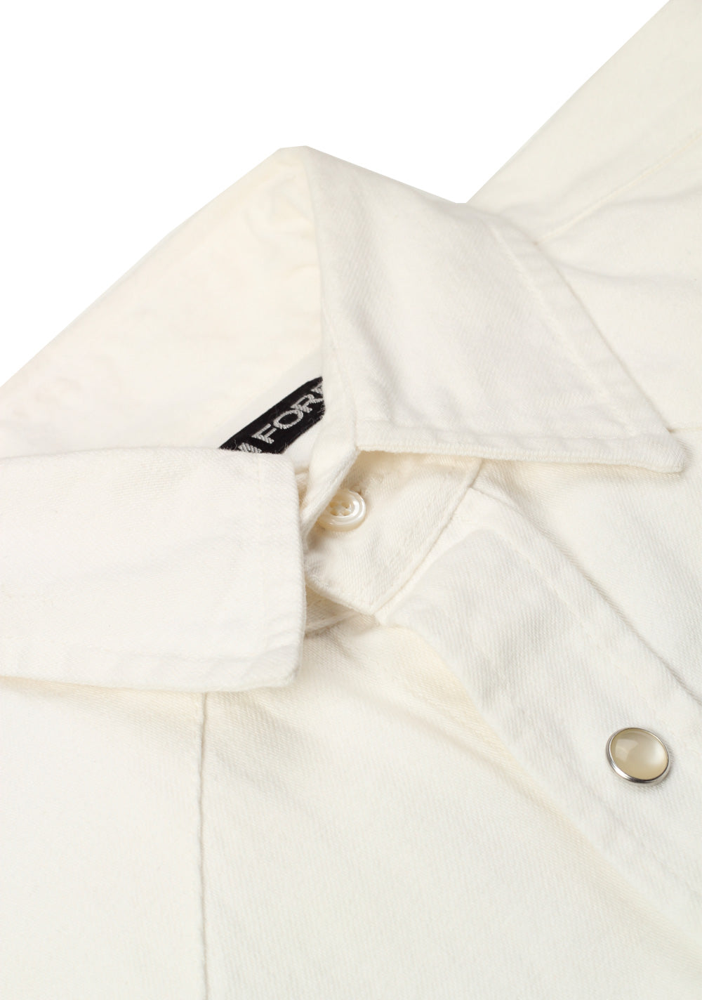 TOM FORD Solid White Casual Western Shirt Size 38 / 15 U.S.