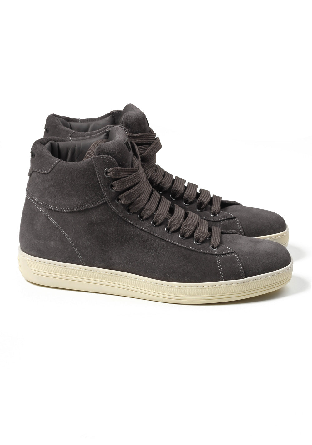 TOM FORD Russel High Top Gray Suede Sneaker Shoes Size 11 UK / 12 U.S.