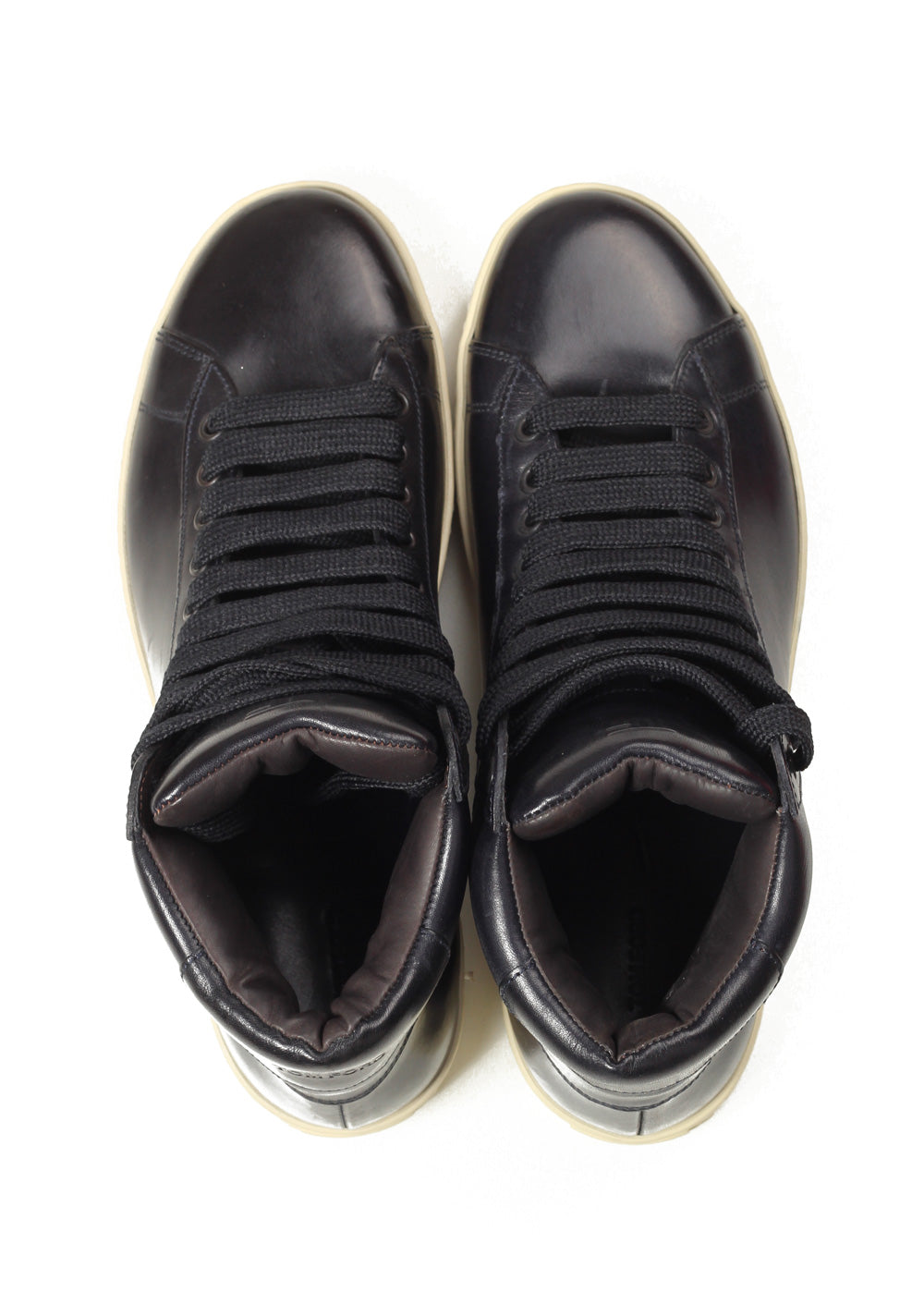 TOM FORD Russel High Top Blue Leather Sneaker Shoes Size 7 UK / 8 U.S.