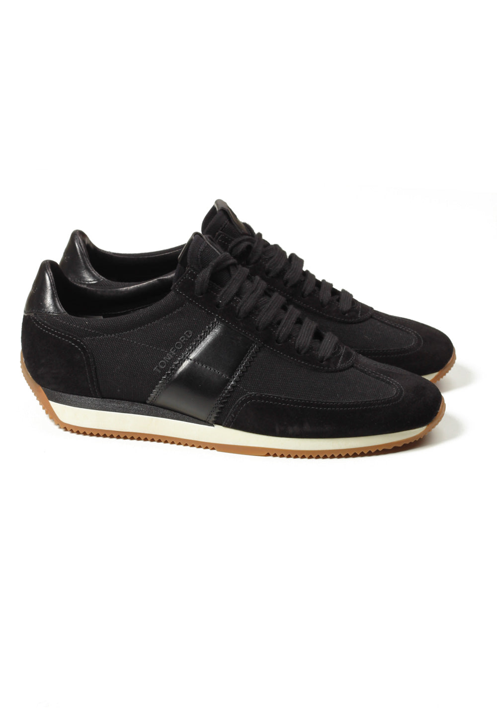 TOM FORD Orford Colorblock Black Trainer Sneaker Shoes Size 7 UK / 8 U.S.