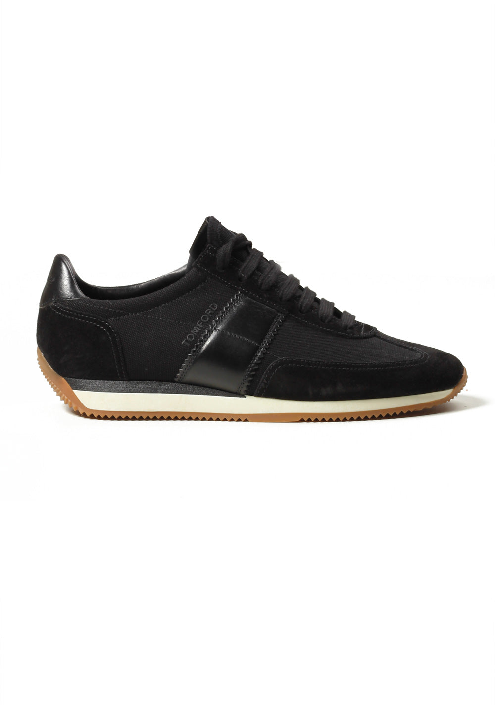 TOM FORD Orford Colorblock Black Trainer Sneaker Shoes Size 7 UK / 8 U.S.