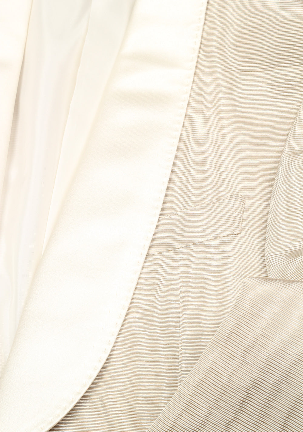 TOM FORD Shelton Grayish Beige Sport Coat Tuxedo Dinner Jacket Size 46 / 36R U.S.