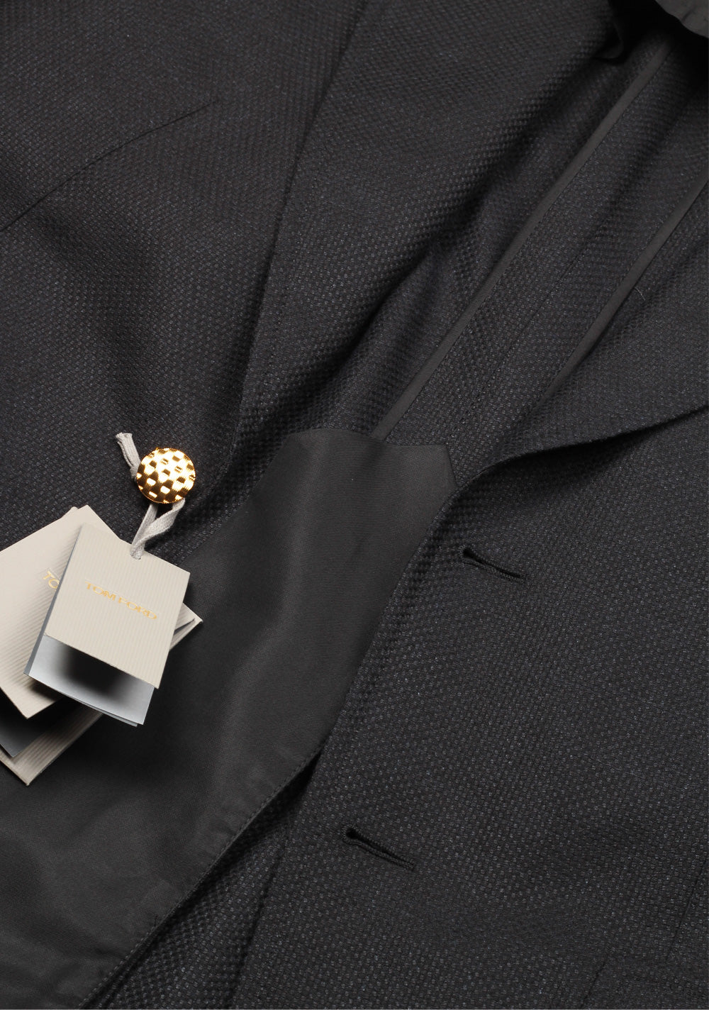 TOM FORD Spencer Black Sport Coat Size 48 / 38R U.S. Base D