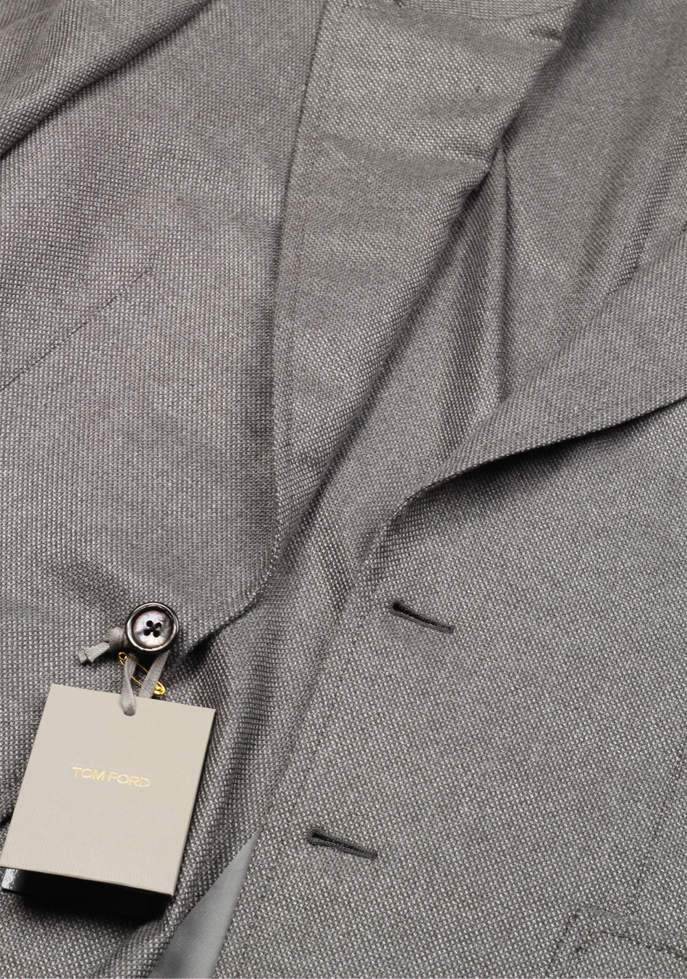 TOM FORD Spencer Gray Sport Coat Size 48 / 38R U.S. Cashmere Silk Fit D
