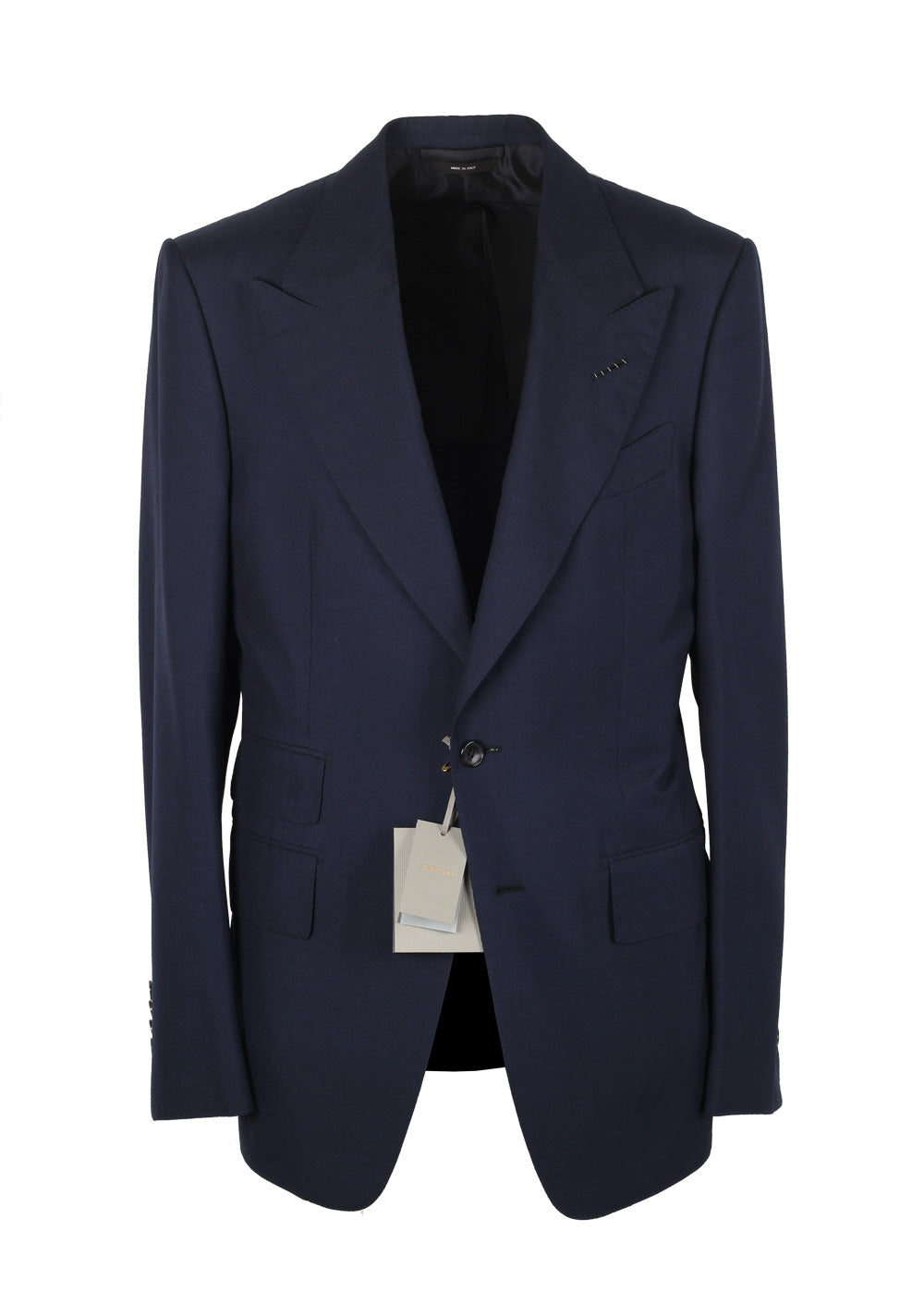 TOM FORD Shelton Blue Sport Coat Size 48 / 38R U.S. In Wool Silk