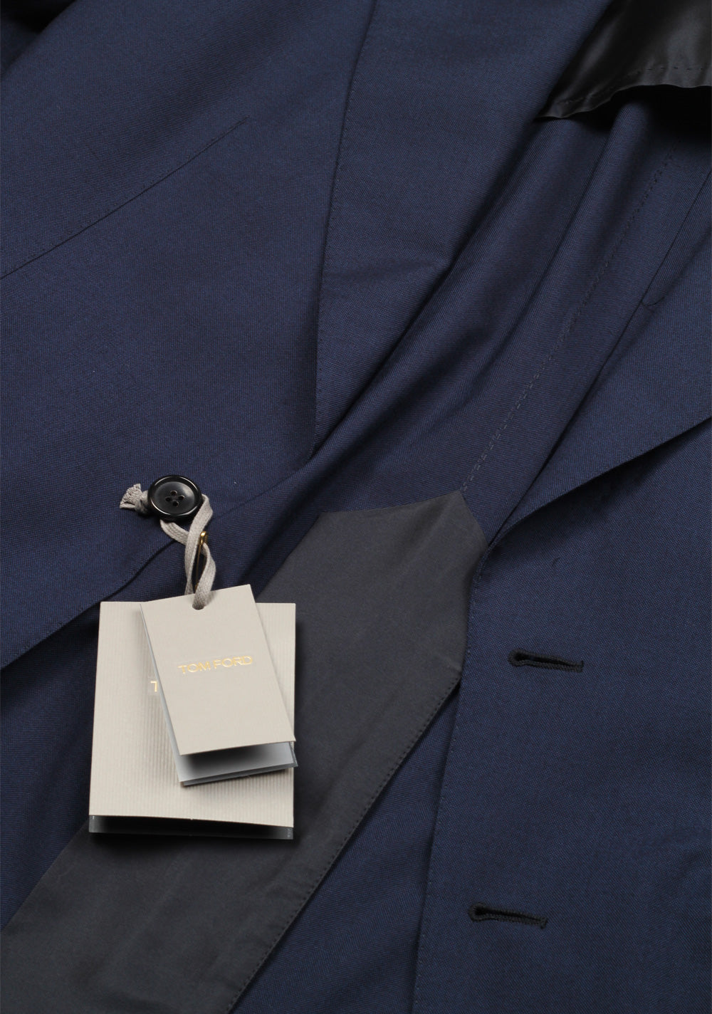 TOM FORD Shelton Blue Sport Coat Size 48 / 38R U.S. In Wool Silk