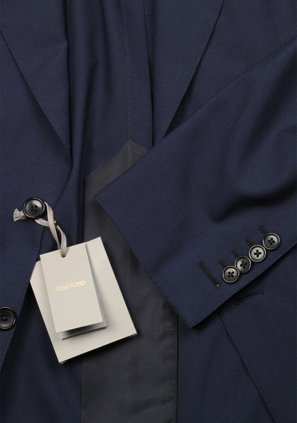 TOM FORD Shelton Blue Sport Coat Size 48 / 38R U.S. In Wool Silk