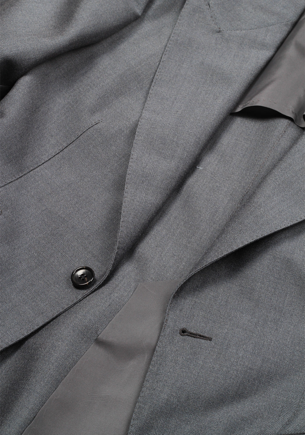 TOM FORD Shelton Gray Suit Size 46 / 36R U.S. In Mohair Wool