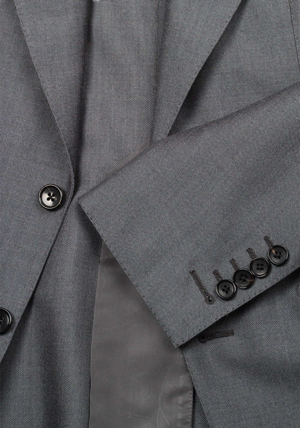 TOM FORD Shelton Gray Suit Size 46 / 36R U.S. In Mohair Wool