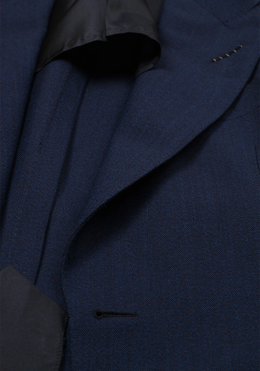 TOM FORD Shelton Navy Suit Size 46 / 36R U.S. In Mohair Wool