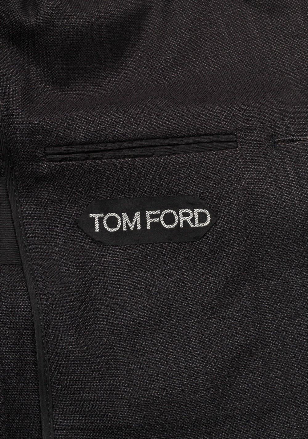 TOM FORD Shelton Black Suit Size 46 / 36R U.S. In Rayon