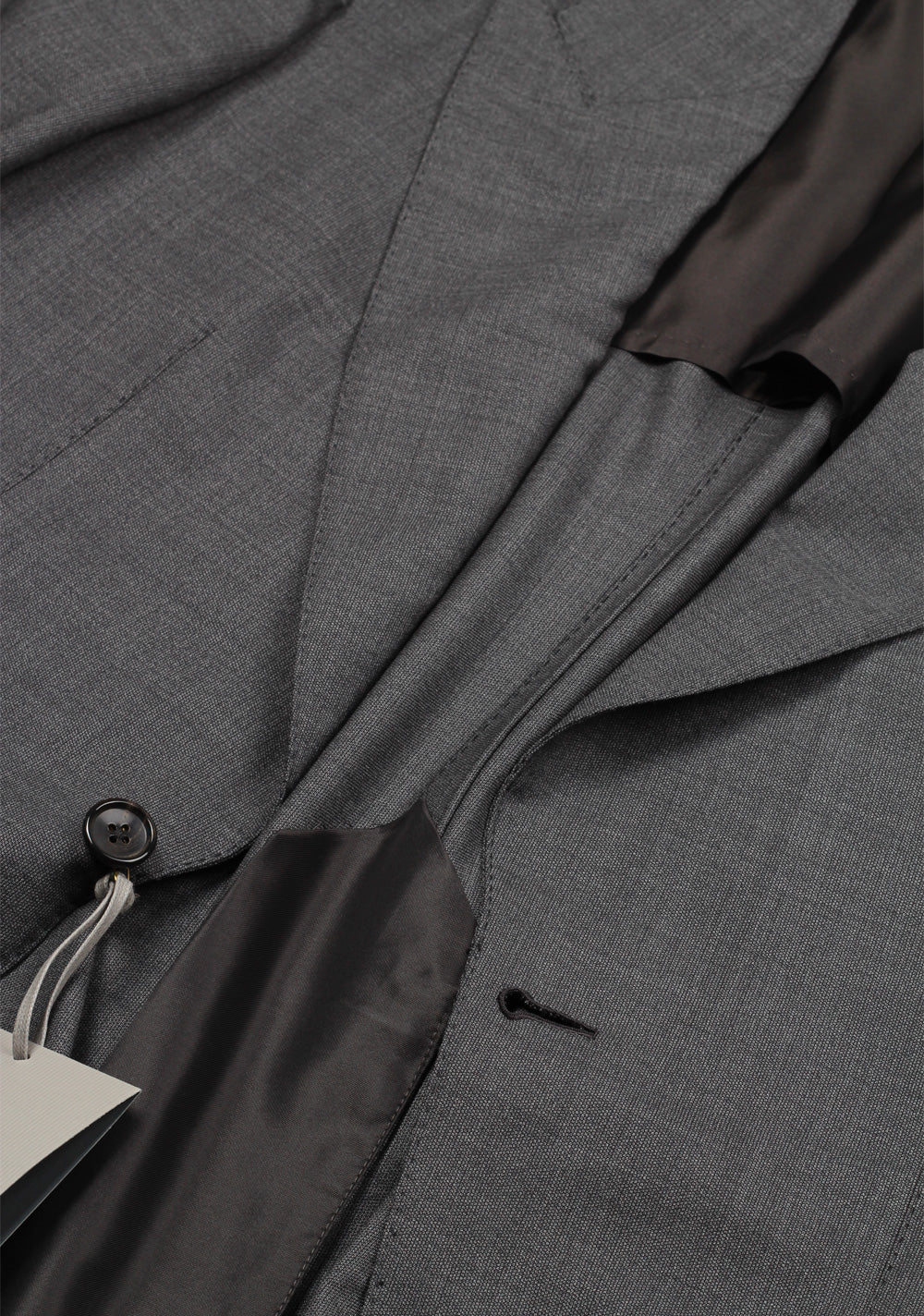 TOM FORD Shelton Gray Suit Size 46 / 36R U.S. In Wool Silk