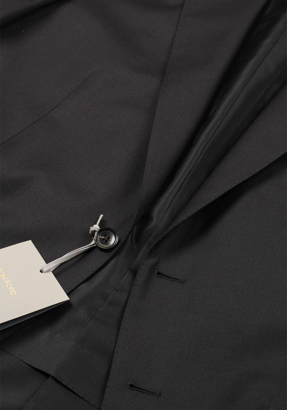 TOM FORD O'Connor Black Suit Size 52C / 42S U.S. Wool Fit Y
