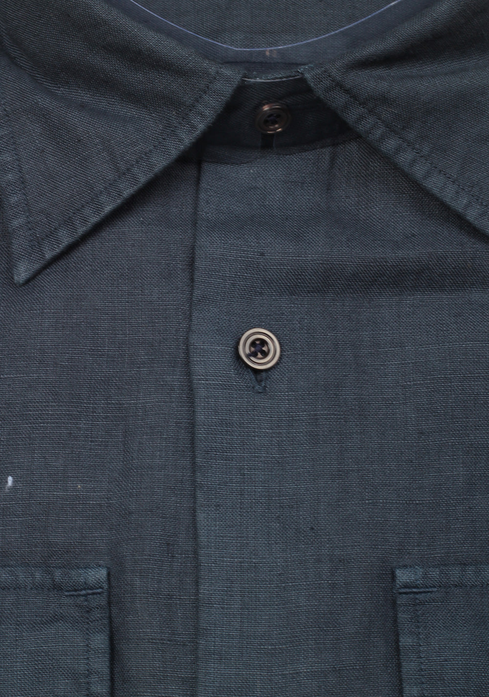 TOM FORD Solid Blue Denim Casual Shirt Size 40 / 15,75 U.S.