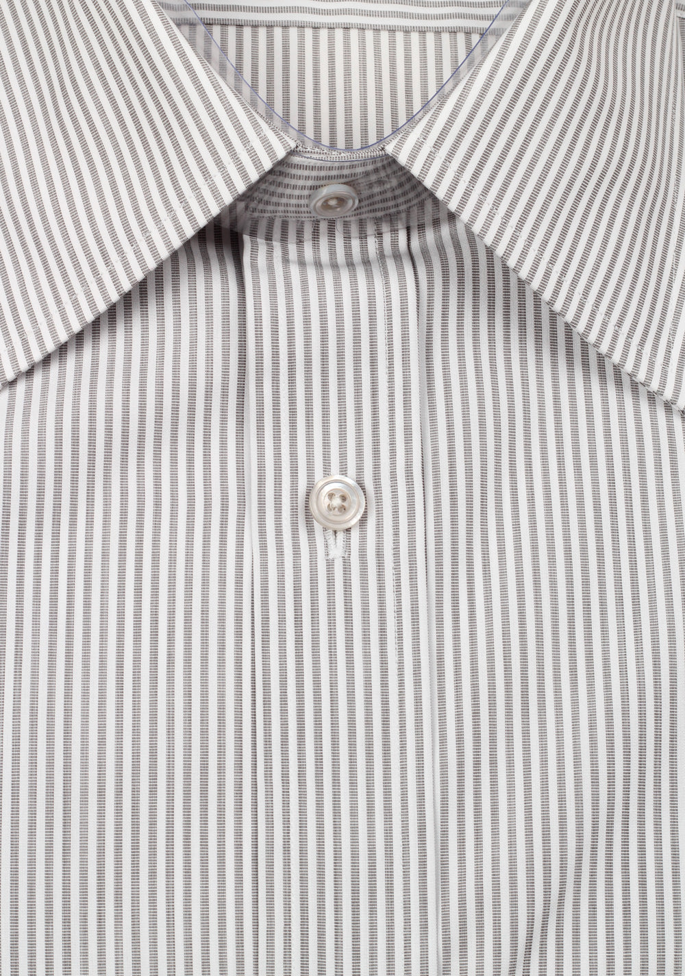 TOM FORD Striped White Gray Dress Shirt Size 40 / 15,75 U.S.