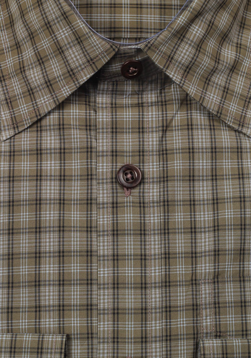 TOM FORD Checked Green Dress Shirt Size 40 / 15,75 U.S.