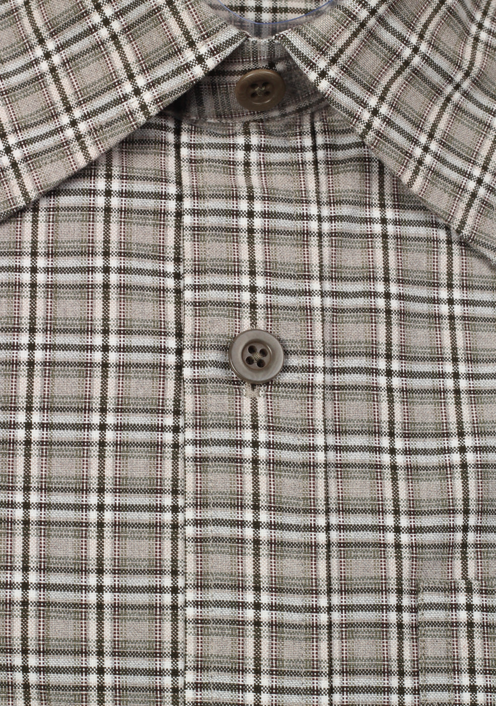 TOM FORD Checked Brown Dress Shirt Size 40 / 15,75 U.S.