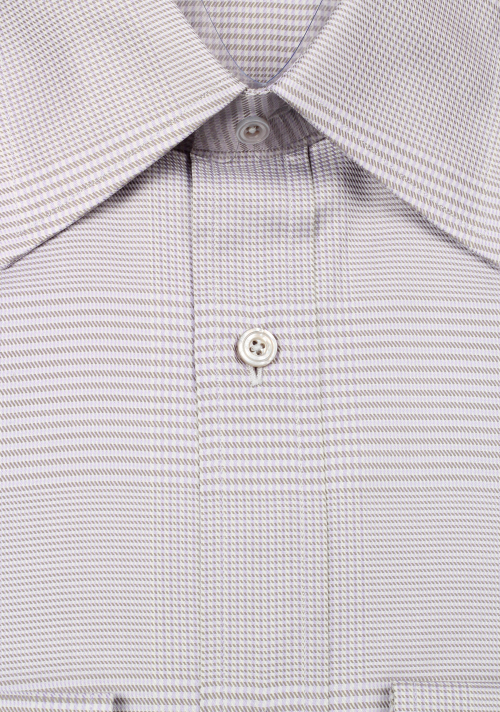 TOM FORD Checked Purple Dress Shirt Size 40 / 15,75 U.S.