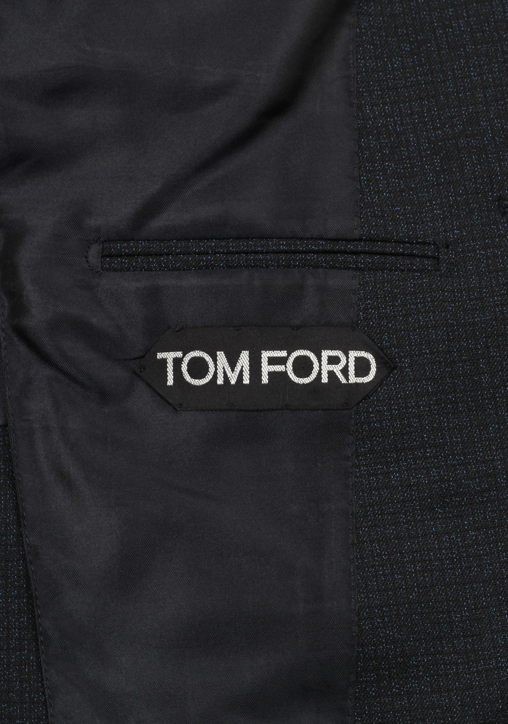 TOM FORD Spencer Navy Sport Coat Size 48 / 38R U.S. Wool Silk Fit D