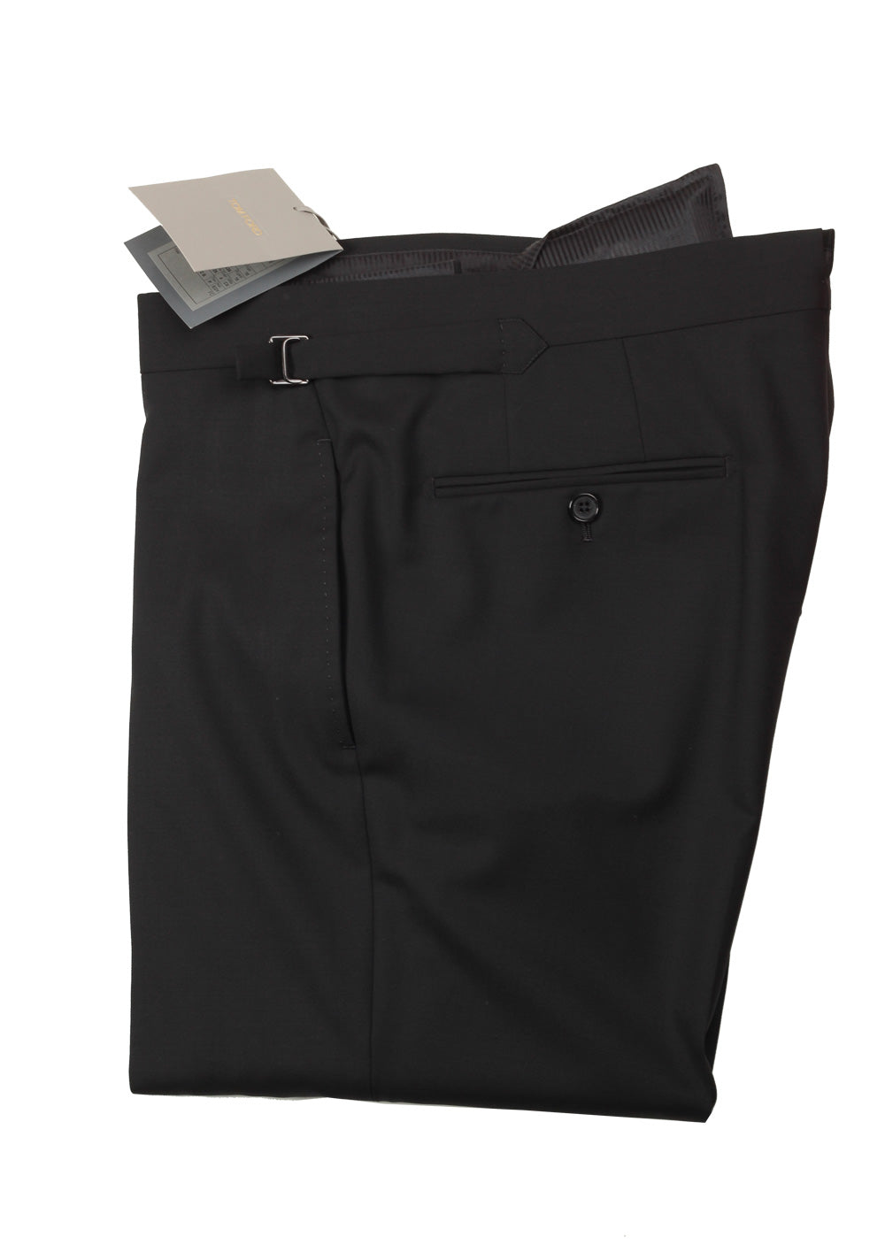TOM FORD Black Wool Dress Trousers Size 52 / 36 U.S.