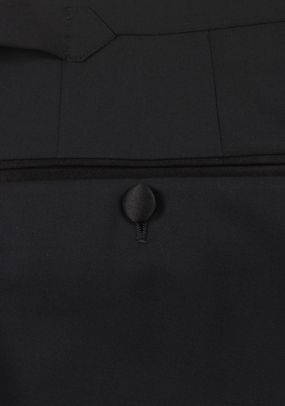 TOM FORD Black Wool Tuxedo Trousers Size 58 / 42 U.S.