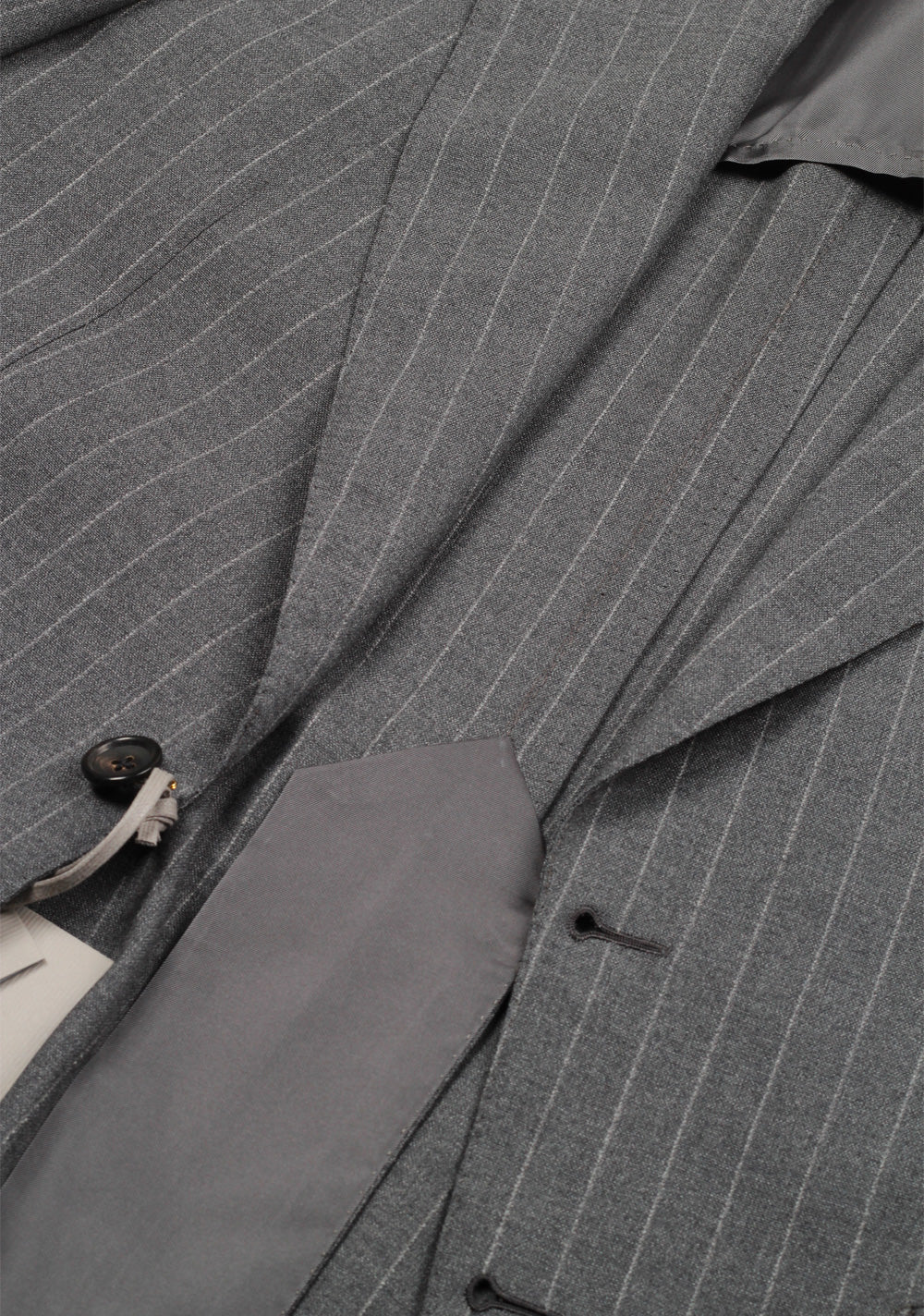 TOM FORD Shelton Striped Gray Suit Size 46 / 36R U.S.
