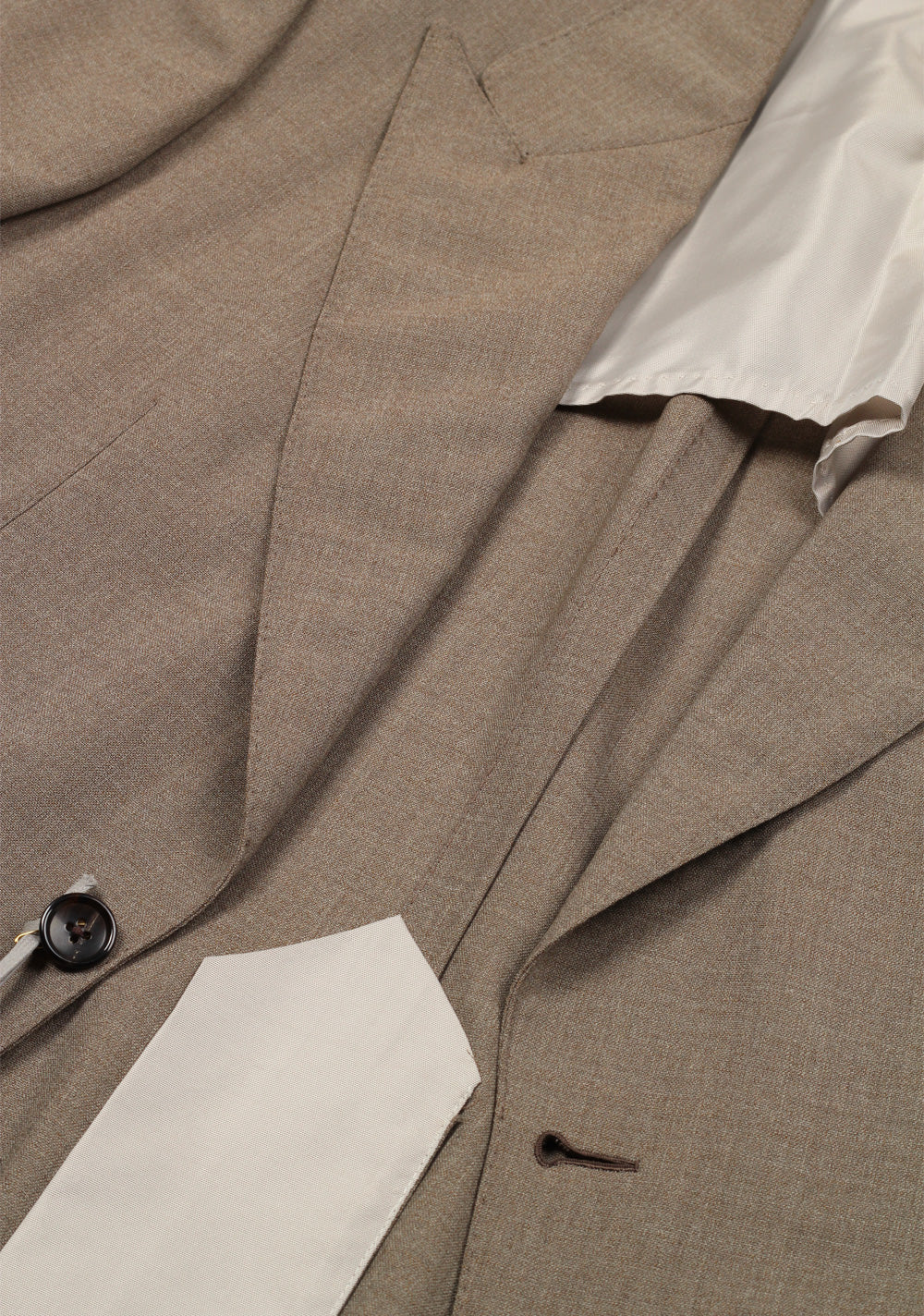 TOM FORD Shelton Brownish Gray Checked Suit Size 46 / 36R U.S.