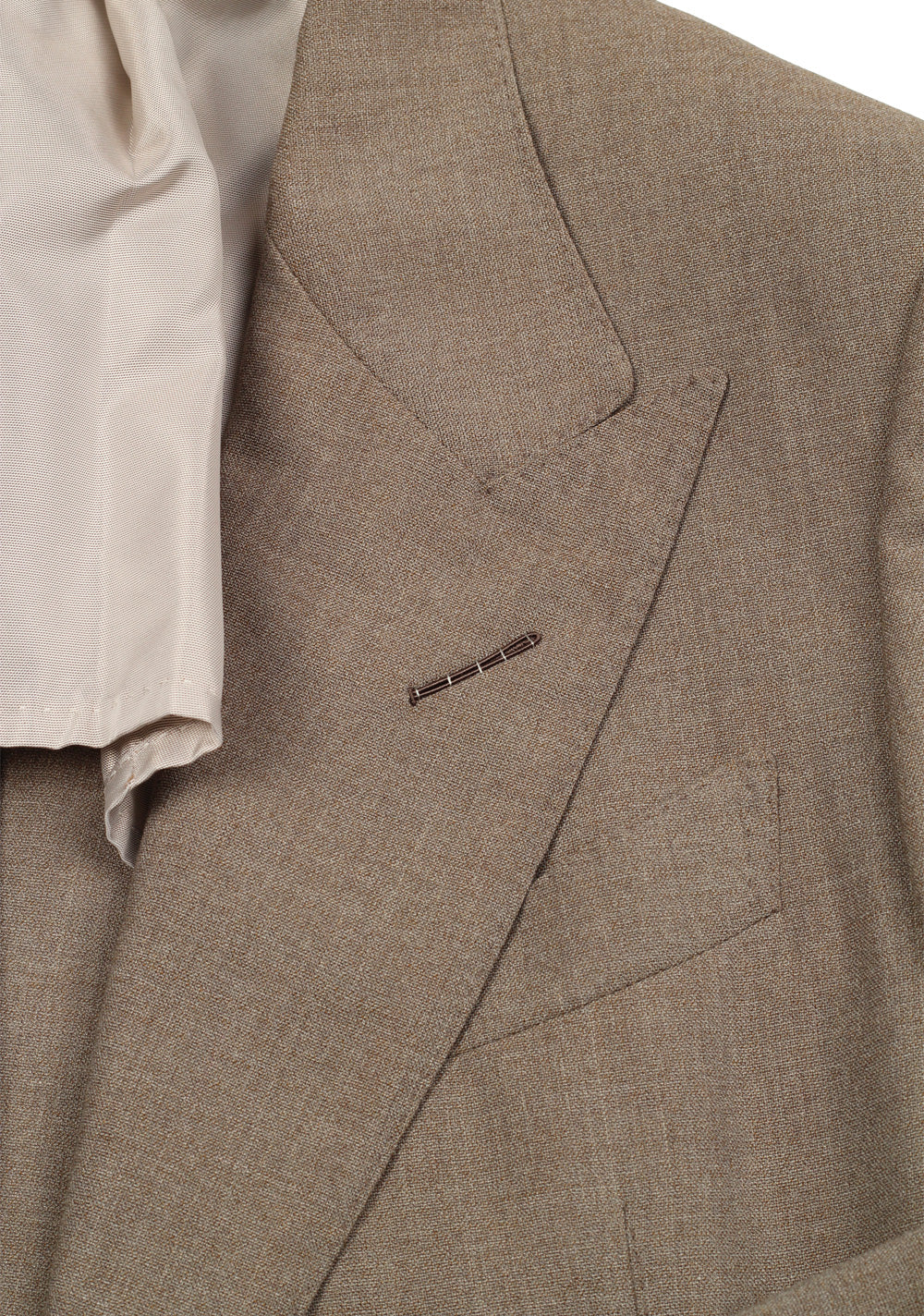 TOM FORD Shelton Brownish Gray Checked Suit Size 46 / 36R U.S.