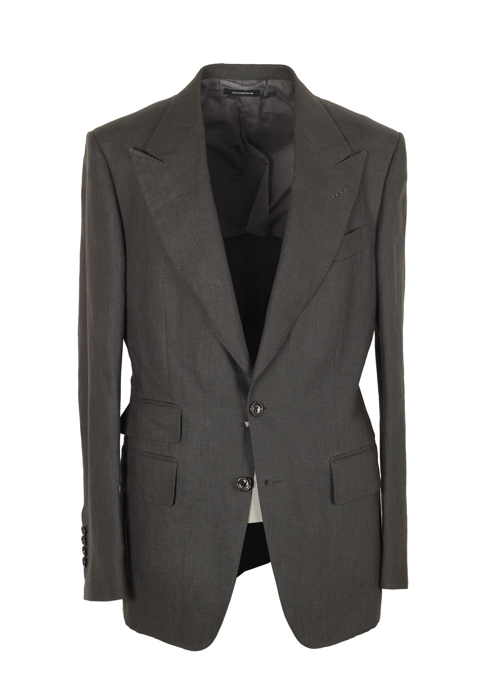 TOM FORD Shelton Gray Suit Size 46 / 36R U.S. In Linen