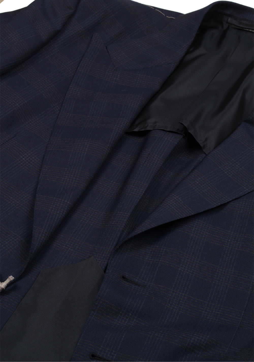 TOM FORD Shelton Checked Blue Suit Size 48 / 38R U.S. In Wool