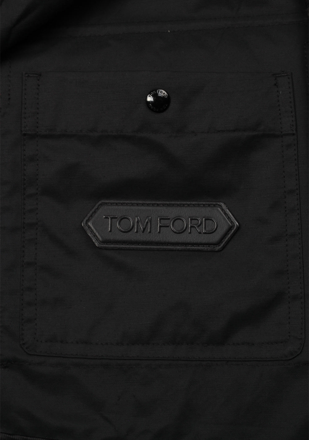 TOM FORD Black Field Rain Coat Size 48 / 38R U.S. Outerwear