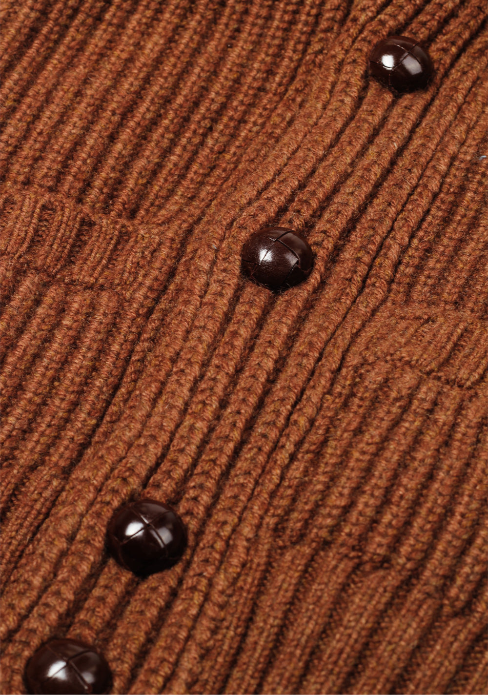 TOM FORD Brown Shawl Collar Cardigan 007 / Mcqueen Size 58 / 48R U.S. Casmere Wool