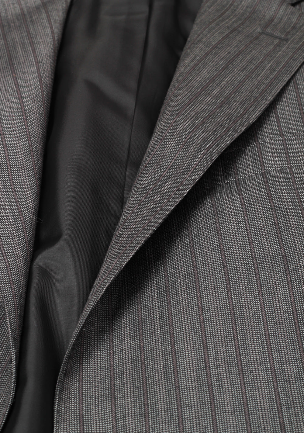 Gucci Gray Striped Suit Size 52 / 42R U.S. In Wool Mohair