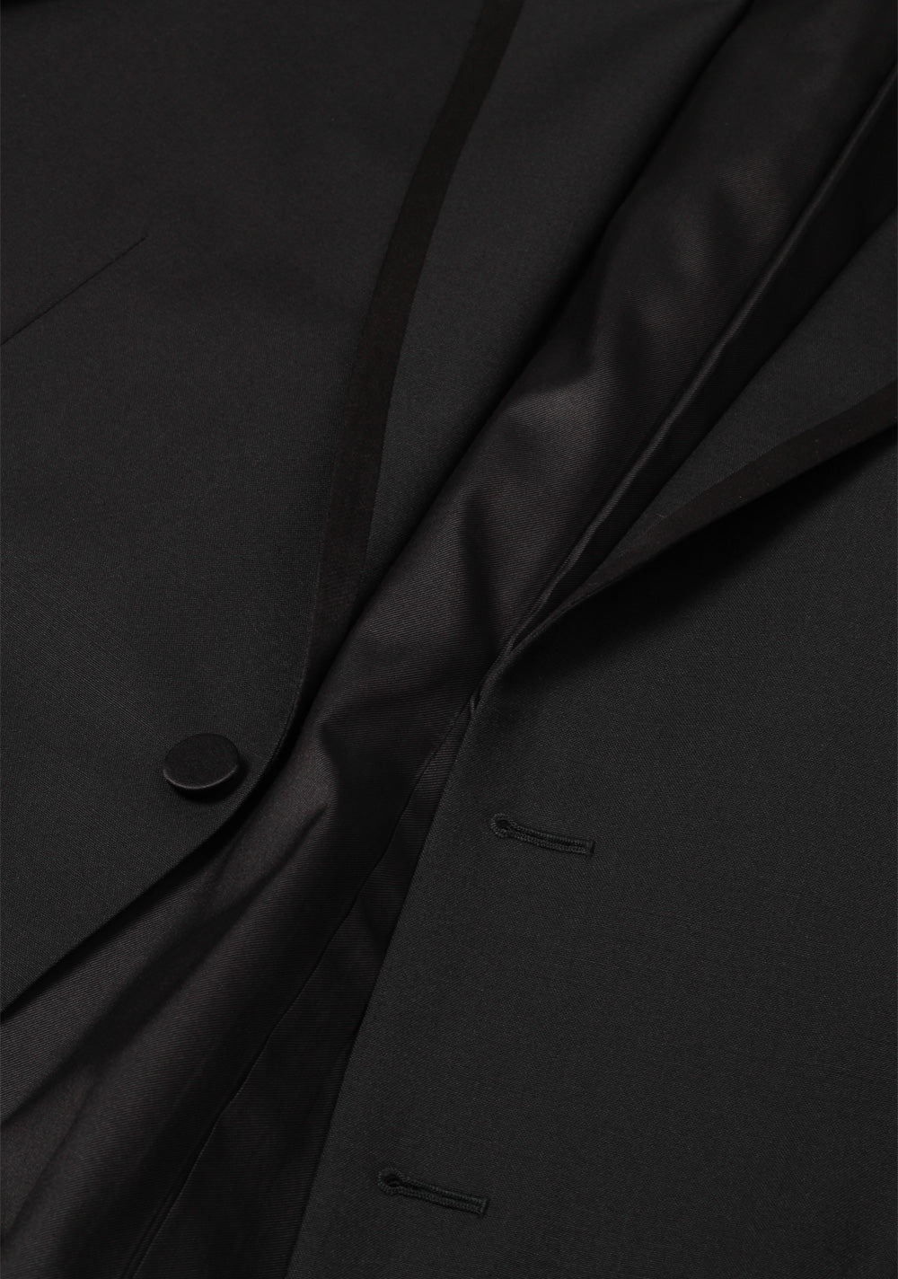 Gucci Black Tuxedo Size 56L / 46L U.S. In Wool Mohair