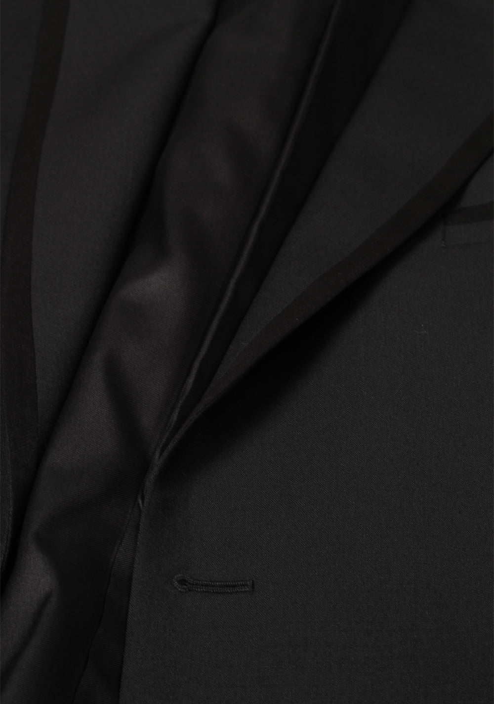 Gucci Black Tuxedo Size 56L / 46L U.S. In Wool Mohair