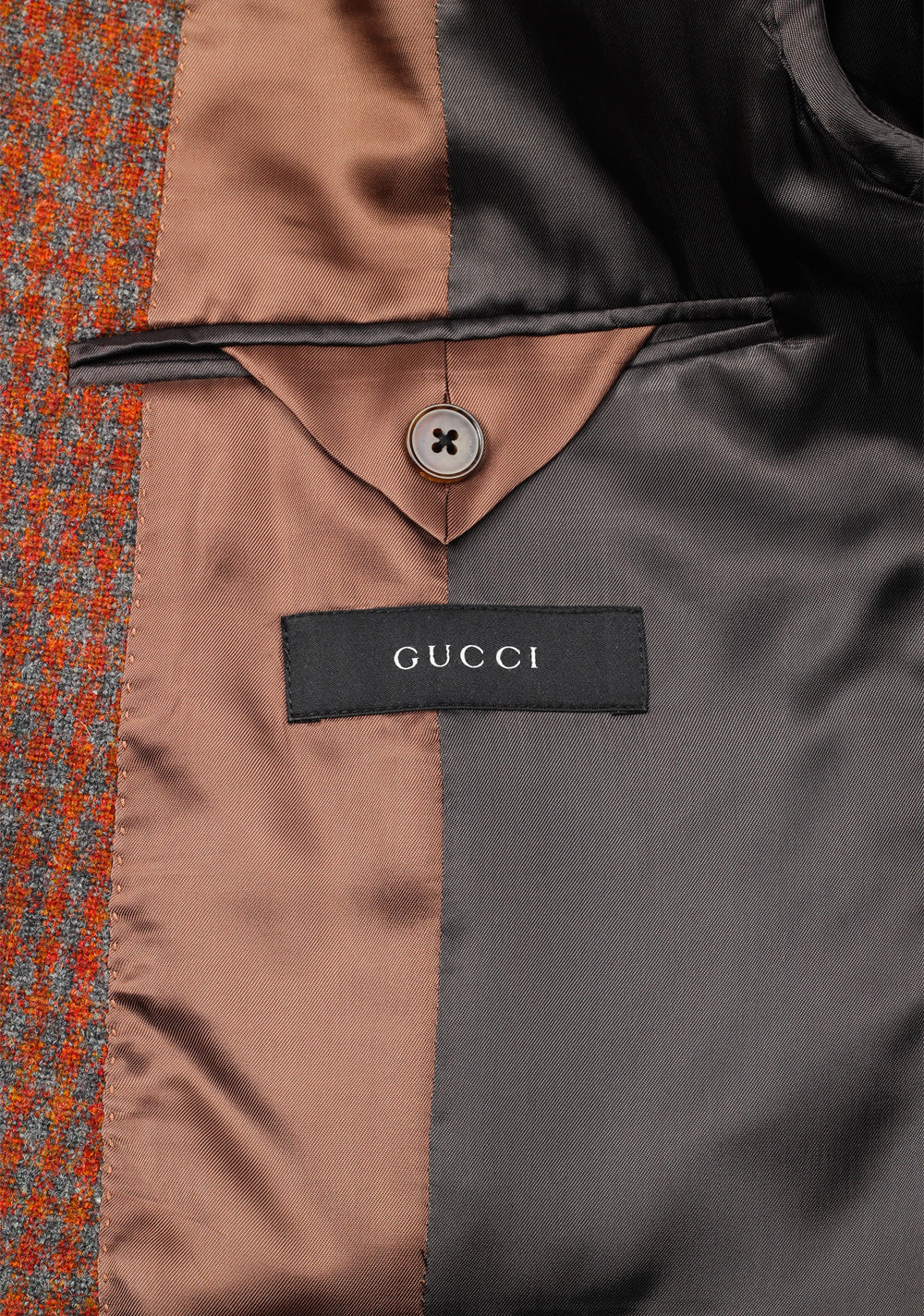 Gucci Brown Checked Sport Coat Size 54 / 44R U.S. In Wool