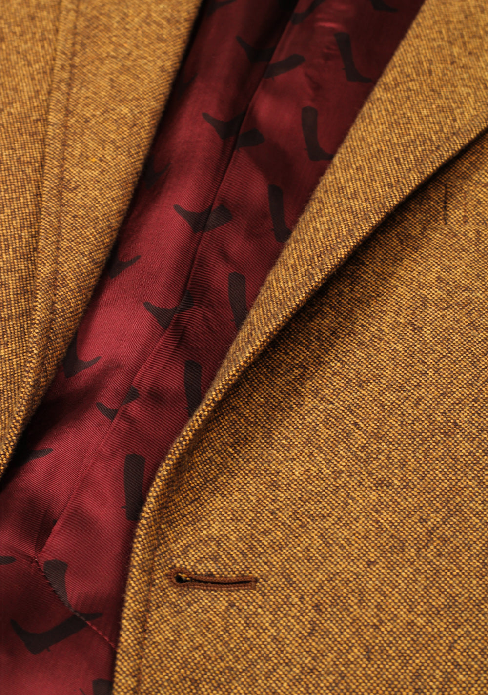Gucci Brown Tweed Sport Coat Size 52 / 42R U.S. Wool Cotton
