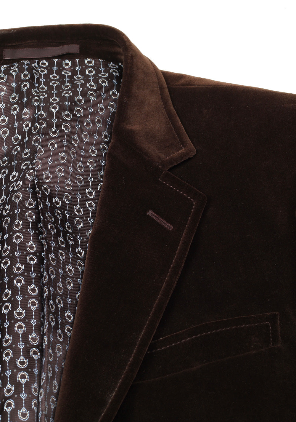 Gucci Brown Velvet Sport Coat Size 52 / 42R U.S. In Cotton