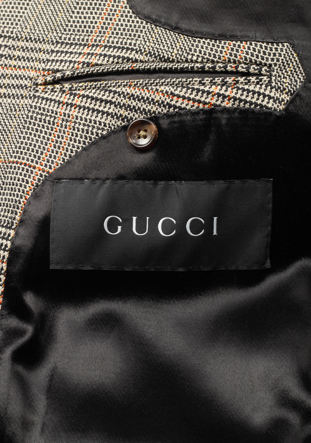 Gucci Gray Checked Overcoat Size 56 / 46R U.S. In Wool