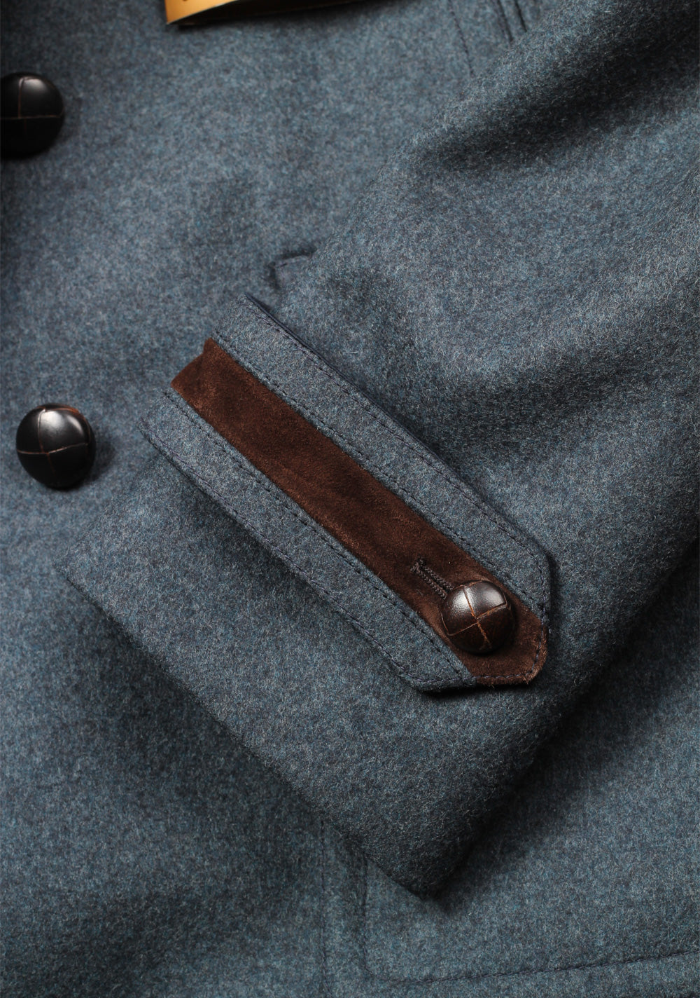 Gucci Blueish Gray Double Breasted Peacoat Size 54 / 44R U.S. In Wool