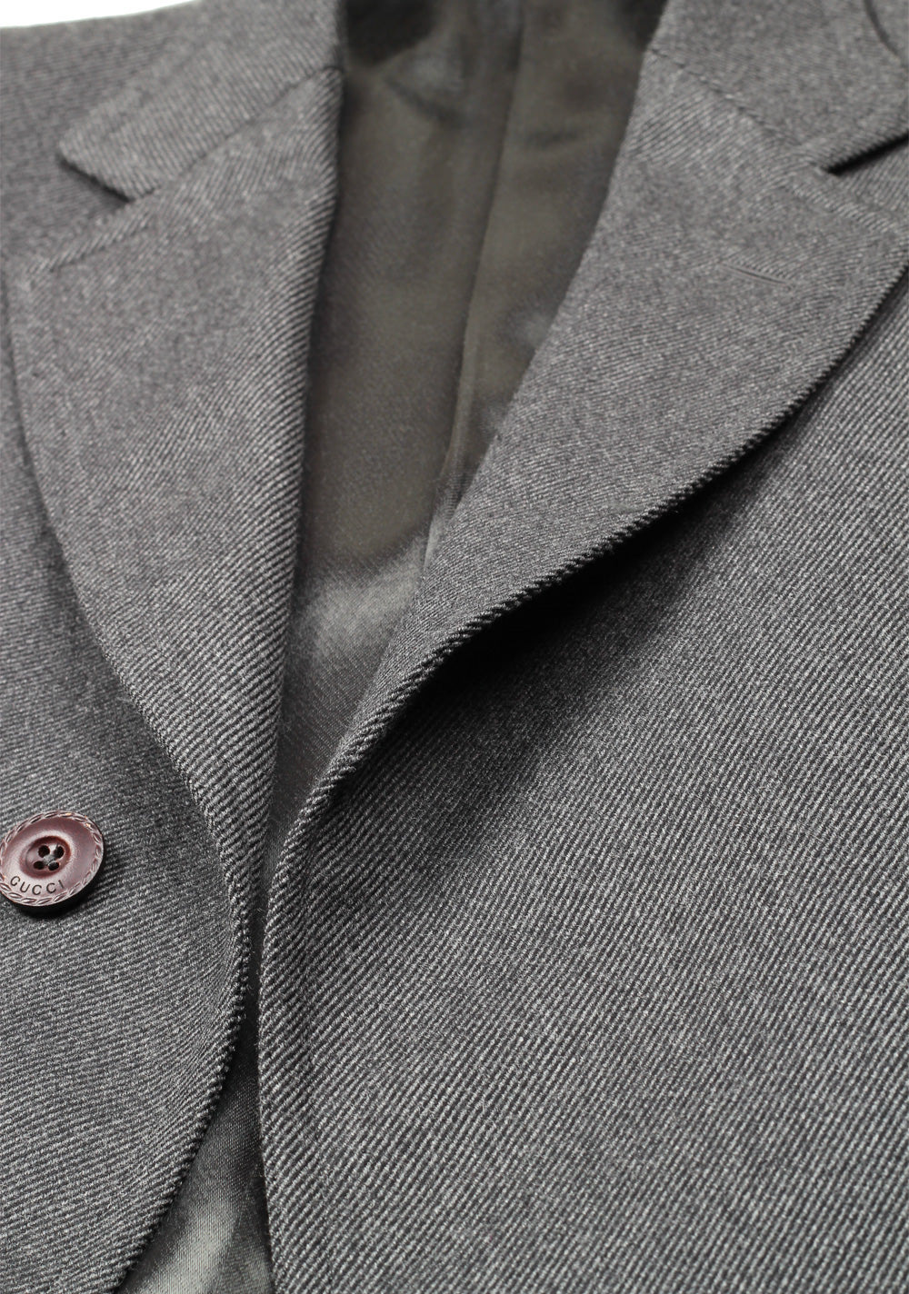 Gucci Gray Overcoat Size 52 / 42R U.S. In Wool