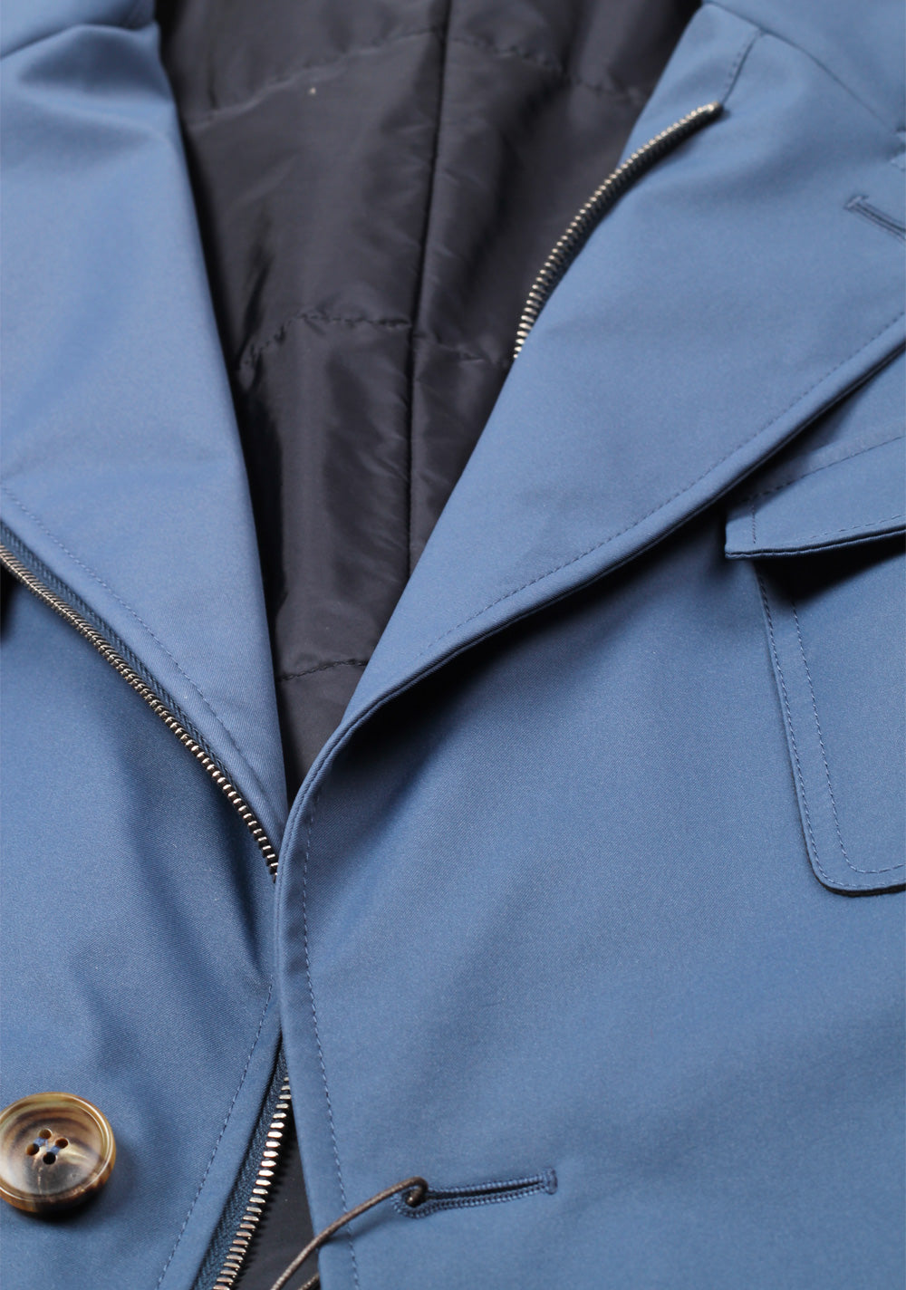 Gucci Blue Rain Coat Size 56 / 46R U.S.