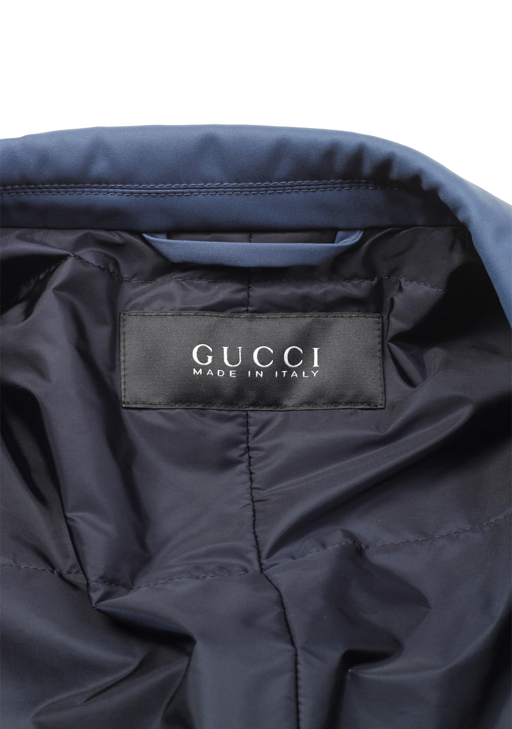 Gucci Blue Rain Coat Size 56 / 46R U.S.